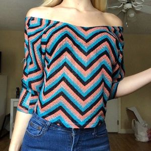 Colorful crop top